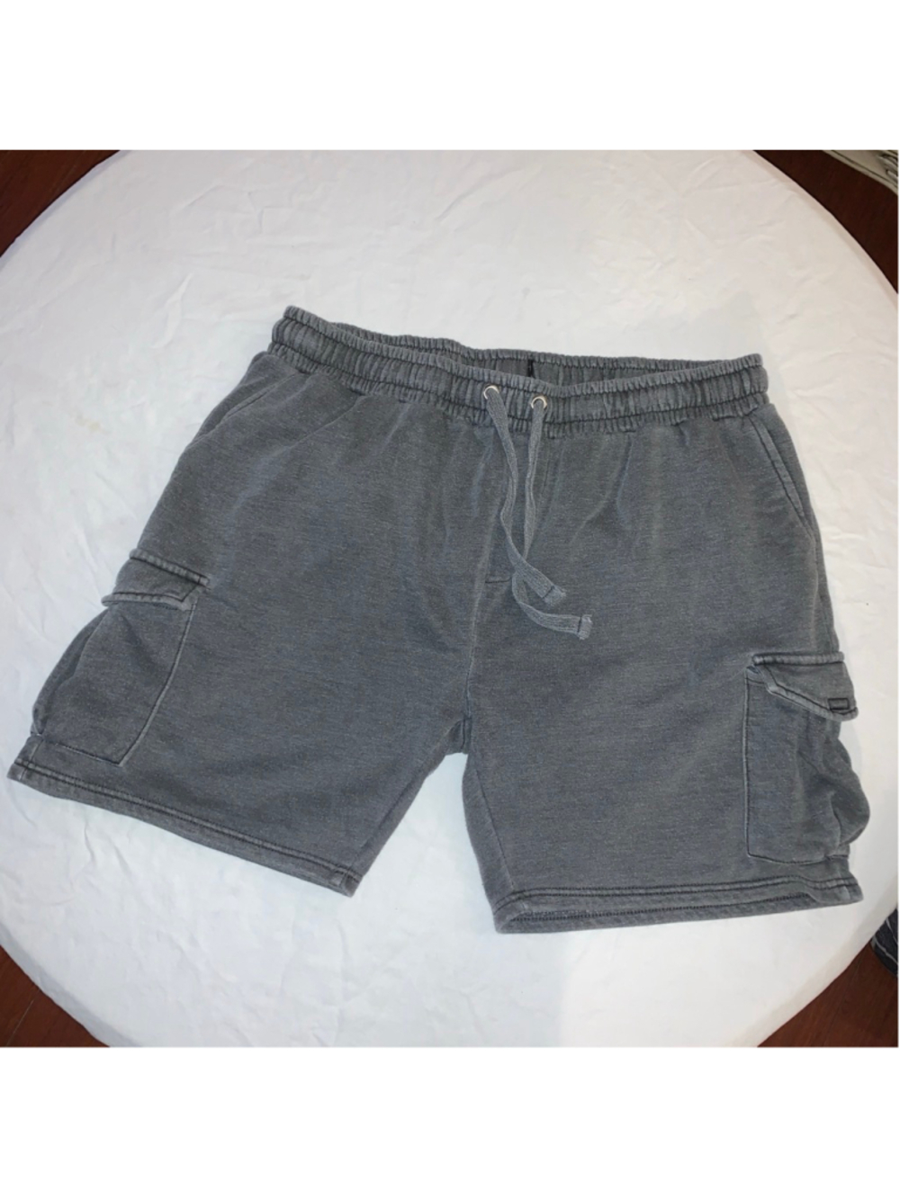 Men's Lyrx Gray Cargo Shorts Waist 36